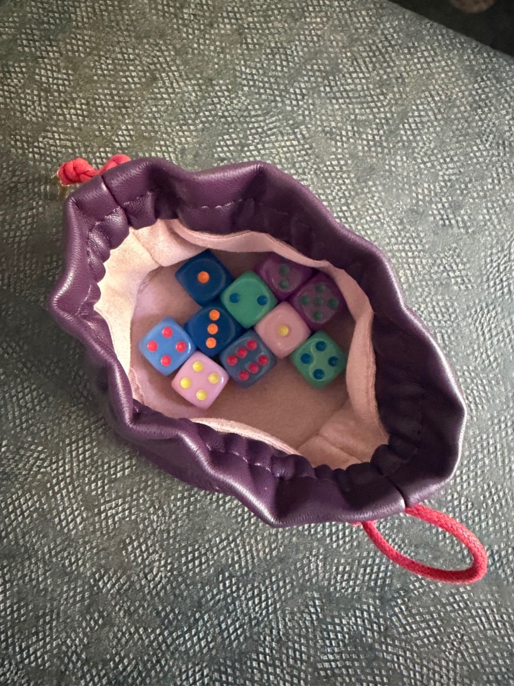 The Mahjong Line Dice Game & Pouch